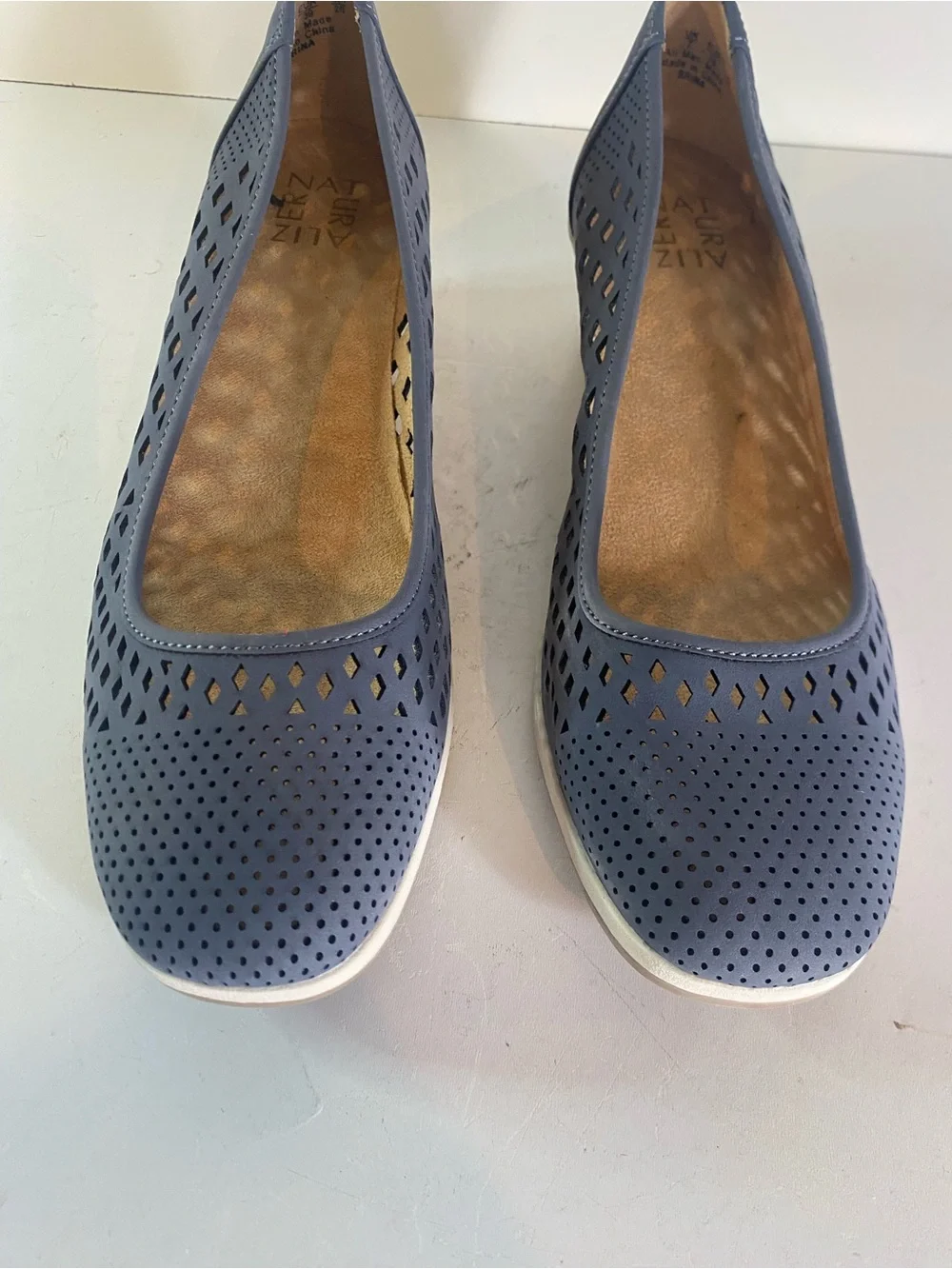 Naturalizer Brelynn Blue 2” Wedge Pump  Size 9M